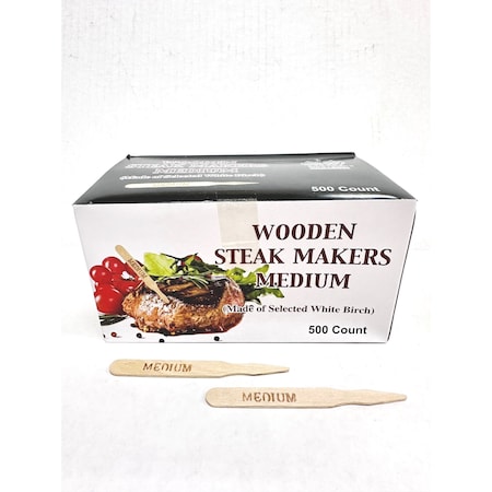 Goldmax Goldmax Medium Steak Wooden Marker, PK5000 1083-1